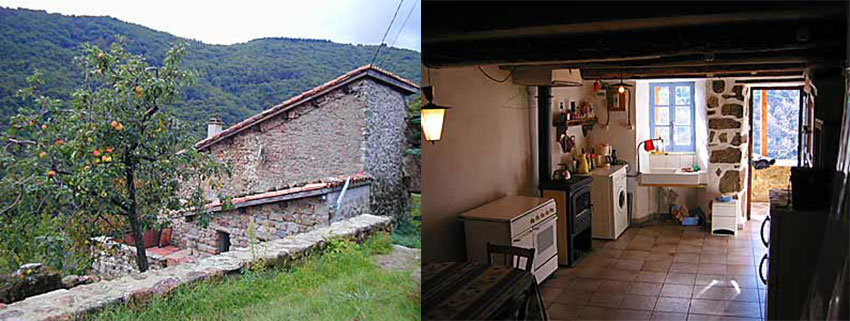 Ferienhaus in altem Bruchsteingemäuer in Valousset